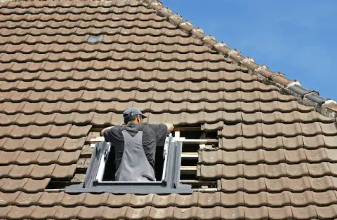 Pose de velux à Auros